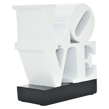 Load image into Gallery viewer, Love Tabletop Sculpture - White / Black
