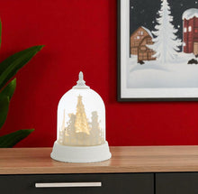 Load image into Gallery viewer, Plastic Christmas Snowman Tabletop Sculpture With LED - White
