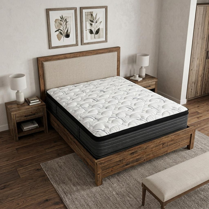 Foam Plush Euro Top Hybrid Mattress (746854) - King