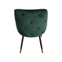 Load image into Gallery viewer, Upholstered Dining Side Chairs (Set of 2) - Green / Black
