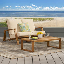 Load image into Gallery viewer, Paloma - Contemporary Loveseat And Coffee Table Set With Weather Resistant Cushions
