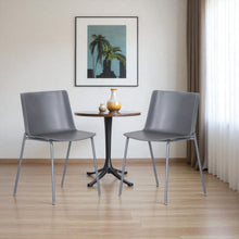 Load image into Gallery viewer, Heavy Duty Plastic Dining Side Chairs (Set of 2) - Gray
