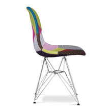 Load image into Gallery viewer, Upholstered Fabric Dining Side Chair - Brown / Green / Silver
