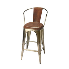 Load image into Gallery viewer, Iron Bar Chair - Brown / Gold
