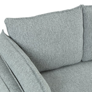 2 Piece Sofa Sets Modern Linen Fabric Upholstered  Loveseat and 3 Seat Couch Set Furniture for Different Spaces,Living Room,Apartment(2+3 seat)