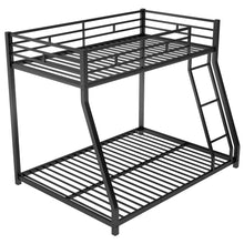 Load image into Gallery viewer, Metal Floor Bunk Bed, Twin over Full,Black(OLD SKU:MF193244AAB)
