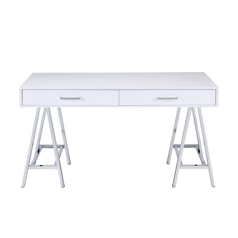 Coleen - High Gloss Writing Desk With USB