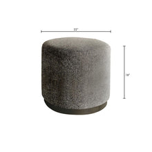 Load image into Gallery viewer, Oval Accent Ottoman - Brown
