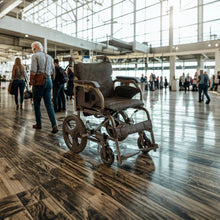Load image into Gallery viewer, Lightweight Foldable Transport Wheelchair For Adults, Square Tube Design
