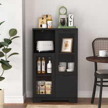 Load image into Gallery viewer, Modern Cabinet With Glass Doors And Drawer
