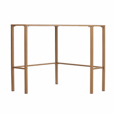Load image into Gallery viewer, Corner Writing Desk - Clear / Gold
