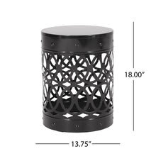 Load image into Gallery viewer, Outdoor Metal Large End Table, Modern Design
