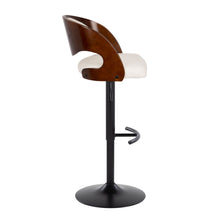 Load image into Gallery viewer, Pino - Mid Century Modern Adjustable Barstool With Swivel With Rounded T Footrest (Set of 2)
