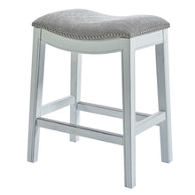 Load image into Gallery viewer, Modern Stool &amp; Nail Head Detailing
