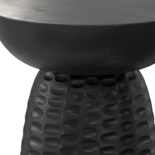 Load image into Gallery viewer, Solid Wood Round End Table - Black
