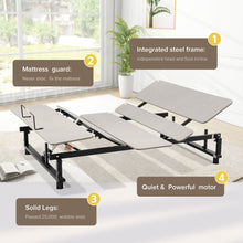 Load image into Gallery viewer, Electric Ergonomic Adjustable Bed Base With Wireless Remote, Quiet Motor, Independent Head And Foot Incline
