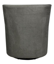Load image into Gallery viewer, Polyester Blend Solid Color Swivel Arm Chair - Gray
