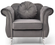 Load image into Gallery viewer, Chic Transitional Flared Arm Chair
