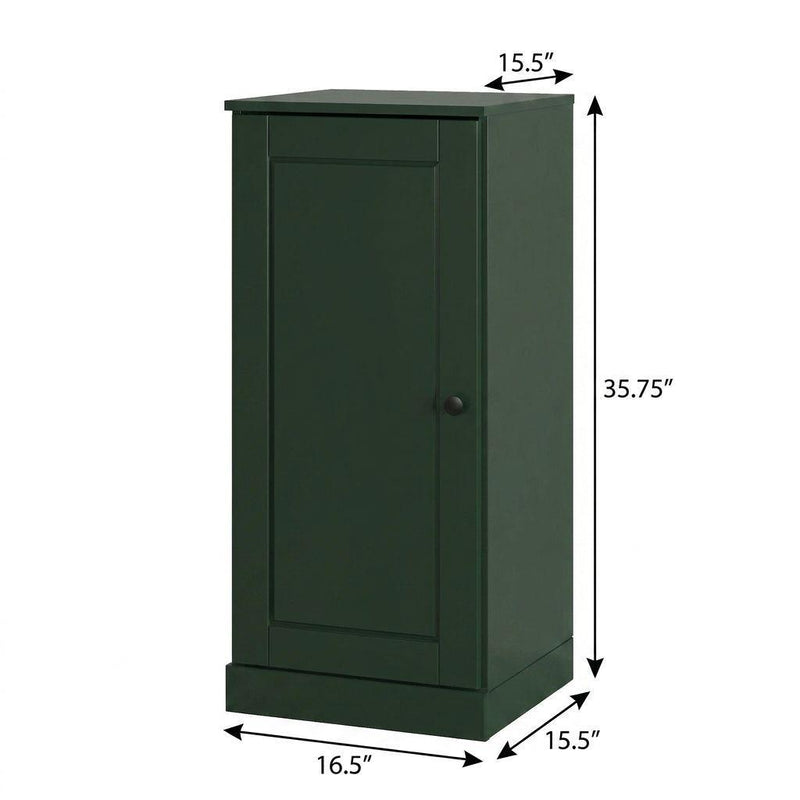 Ten Pair Solid Woodshoe Storage Cabinet (752068) - Green