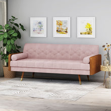 Load image into Gallery viewer, Aidan - Mid Century Modern Tufted Fabric Sofa
