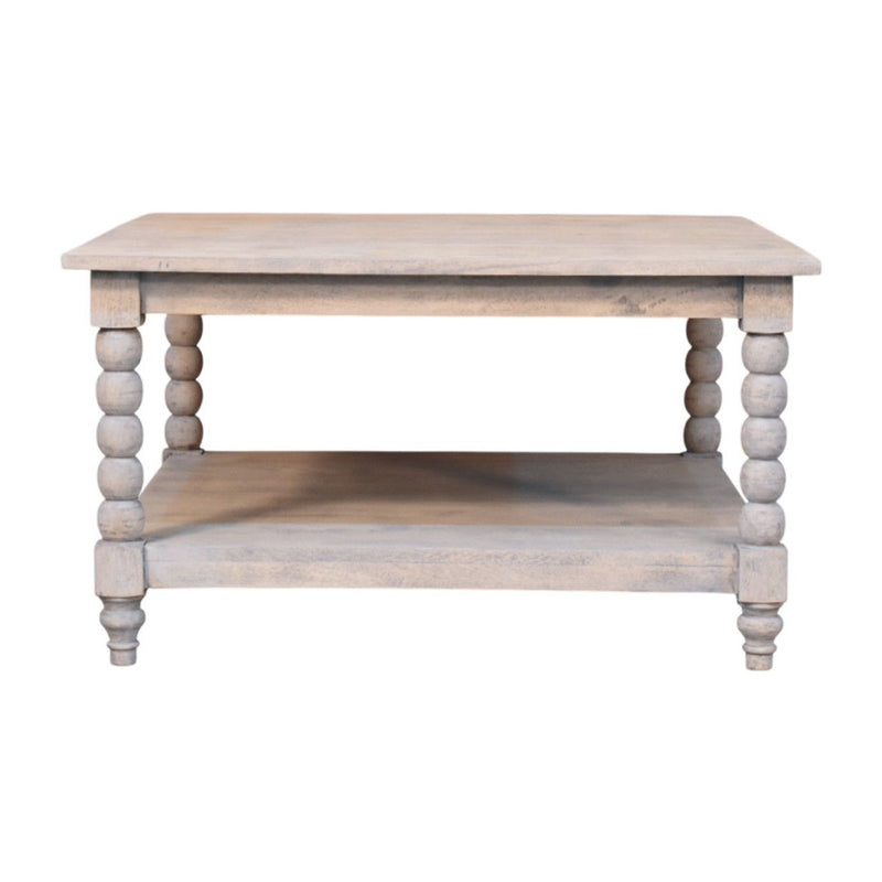 Solid Wood Solid Coffee Table With Drawer (717419) - Brown