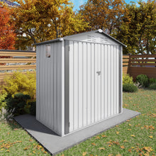 Load image into Gallery viewer, Garden Tool Shed Metal Storage Shed With Peaked Roof Waterproof Lockable Door
