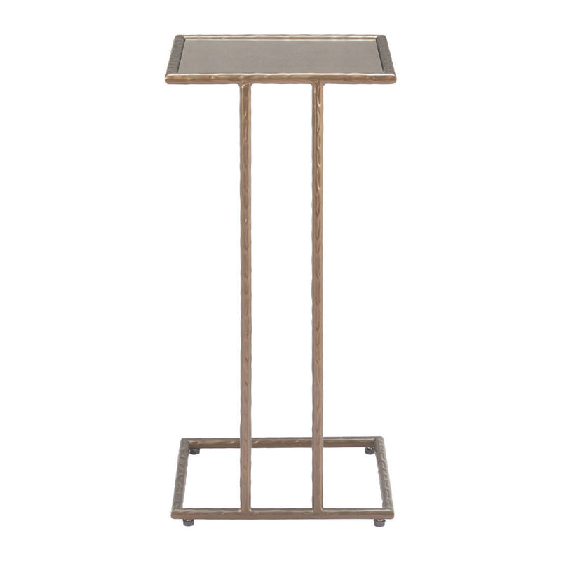 25" Pedestal End Table - Bronze