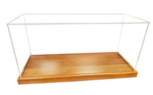 Load image into Gallery viewer, 28" Wood Glass Standard Display Stand - Brown
