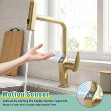 Load image into Gallery viewer, Touchless Kitchen Faucet With LED Display
