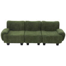 Load image into Gallery viewer, 3 Seater Sofa Couch With Curved Armrests
