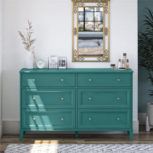 Load image into Gallery viewer, Monticello - 6 Drawer Dresser - Green
