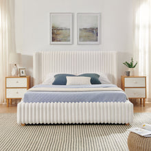 Load image into Gallery viewer, Functional Vertical Striped Bed With Gas Lift Storage
