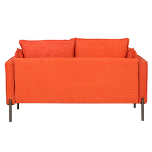 56" Modern Style Sofa Linen Fabric Loveseat Small Love Seats Couch for Small Spaces,Living Room,Apartment