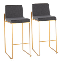 Load image into Gallery viewer, Fuji - Contemporary Design High Back Barstool
