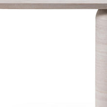 Load image into Gallery viewer, Genuine Marble And Stone Pedestal Console Table - Beige
