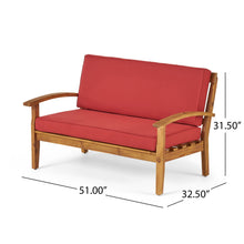 Load image into Gallery viewer, Outdoor Chat Set With Coffee Table And Loveseat
