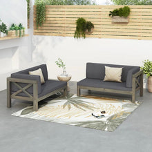 Load image into Gallery viewer, Brava - X Back Corner Bench
