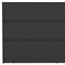 Load image into Gallery viewer, 3 Drawer Dresser Wooden - Black
