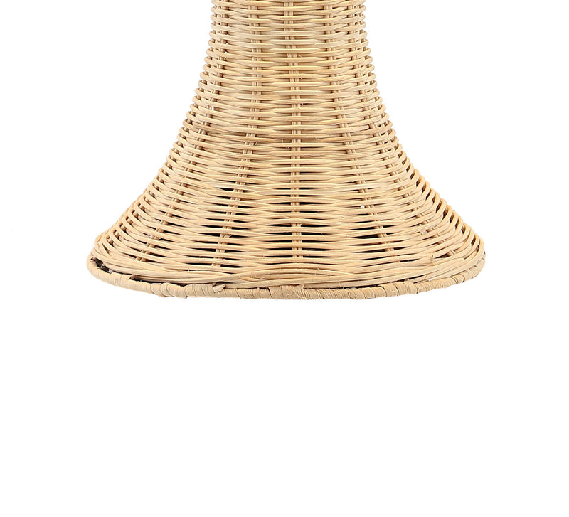 Table Lamp With Globe Shade - Natural