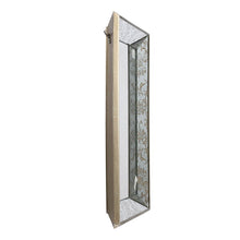 Load image into Gallery viewer, Antique Rectangle Mirror With Floral Accents, Mirrored Display Tray, Hanging Wall Mirror
