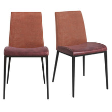 Load image into Gallery viewer, Rust Stainless Steel Chairs (Set of 2) - Brown
