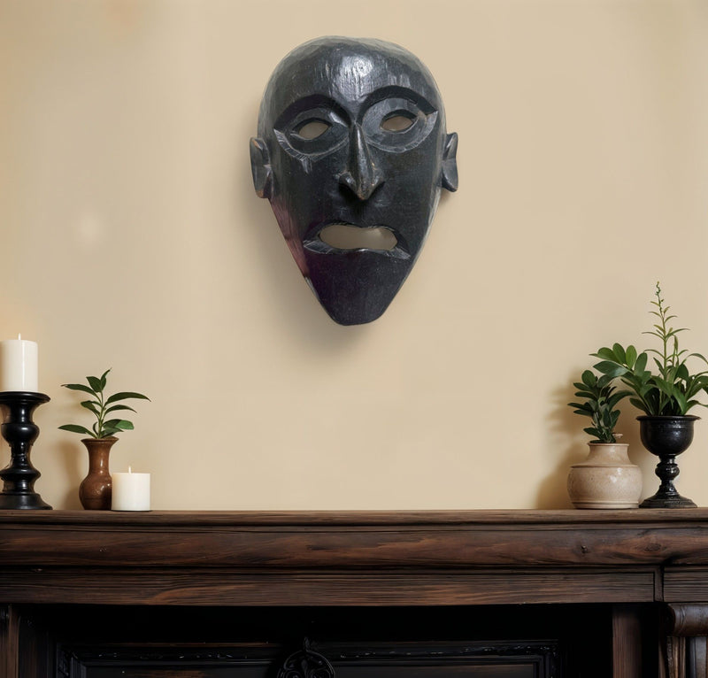 Decorative Mask Tabletop Sculpture (554705) - Black