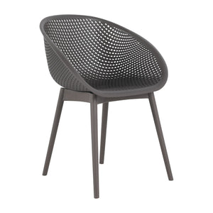Modern Lounge Chair Set With Round Table
