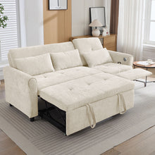 Load image into Gallery viewer, 3 Seater Sofa Bed And Reversible Recliner
