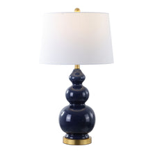 Load image into Gallery viewer, Novelty Table Lamp With Empire Shade - Navy Blue
