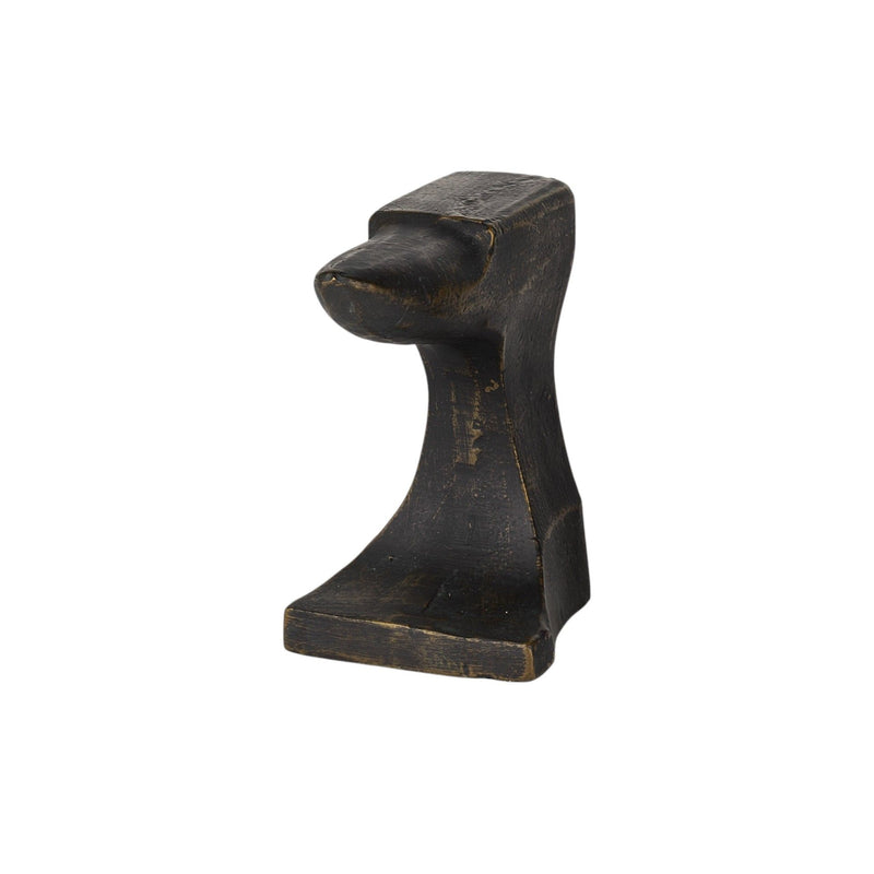Poly Decorative Bookends (Set of 2) - Black / Gold