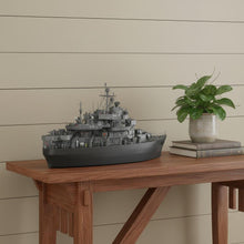 Load image into Gallery viewer, Hand Painted Model Boat (624310) - Dark Gray
