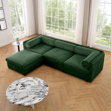Load image into Gallery viewer, Contemporary Elegant Sofa With Storage And Ottoman
