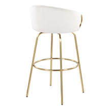Load image into Gallery viewer, Claire - Contemporary / Glam Fixed Height Bar Stool (Set of 2) Round Footrest (Set of 2)
