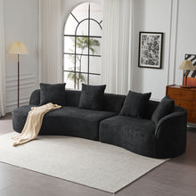 Load image into Gallery viewer, Elegant Curved Sectional Sofa With Full Foam Comfort
